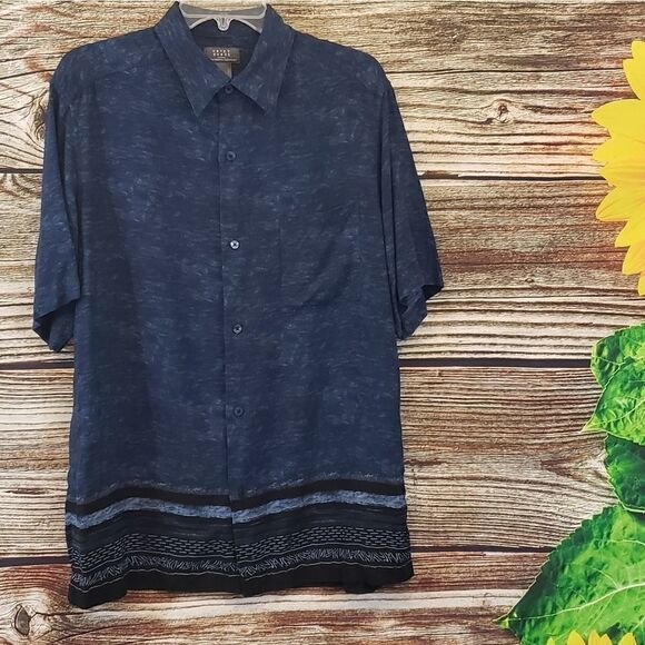 Crazy Horse Mens short Sleeve causal Shirt Size lg - Picture 1 of 6